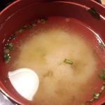 博多もつ鍋やまや - お味噌汁
