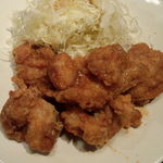 博多もつ鍋やまや - 鶏の唐揚げ明太風味（アップ）