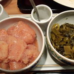 博多もつ鍋やまや - 辛子明太子とからし高菜