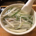 牛タンの笑や - テールスープ