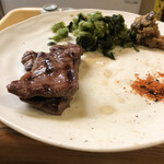 牛タンの笑や - 青菜漬け、南蛮味噌漬、牛タン焼き_その2 ／2人前