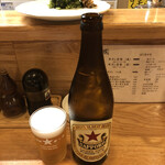 牛タンの笑や - サッポロラガー：赤星：1本目