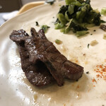 牛タンの笑や - 青菜漬け、南蛮味噌漬、牛タン焼き_その4画像なし、その5／2人前