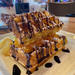 ロッキーガーデン - ワッフル¥550(ドリンク付¥850)