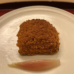 赤坂 菊乃井 - 昼懐石１５７３０円。からす鰈唐墨焼き。味噌の塩梅や唐墨のコクと、味はとても良かったです（╹◡╹）。食感が苦手で。。。