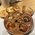 タダシ - エビのエスカルゴバター　オープン焼き