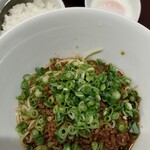 創作バルぼんど - カレー担々麺+温玉+半ライス