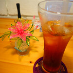 コトブキ カフェ - ドリンク・造花
