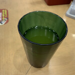 なか卯 - 緑茶が嬉しいね\(//∇//)\