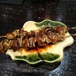 Unasen - 肝の串焼き…　２本以上で注文を…