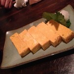 蕎麦 シカモア - 青唐辛子入りだし巻き玉子（2013.4.17）