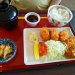 クルール - カキフライ定食1100円