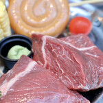 UP CAMP - 見事なハラミステーキ「UPCAMPステーキ」