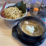 つけ麺 うまづら - ★味玉つけ麺（超濃厚つけ麺・1100円税込）大盛（300g・130円税込）★