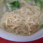 鳥越亭 - タンメンの麺