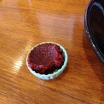 俺の中華たなか家 - 可愛い器に入った「辛味噌」が添えられます(^^)　　これが後ほど良い仕事を(*^^*)v　　