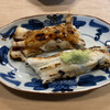 江戸八 -  穴子食べ比べ ⒒穴子　山葵乗せ（おろしたての山葵を載せてくれます） ⒓穴子　煮つめ