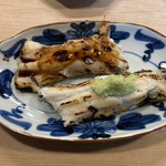 184393703 -  穴子食べ比べ ⒒穴子　山葵乗せ（おろしたての山葵を載せてくれます） ⒓穴子　煮つめ