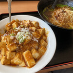Ryuuka - 麻婆豆腐 ＋ 台湾ラーメン 850円