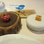 レストラン コートドール - 小菓子、フィナンシェ食べちゃいました。すいません。