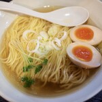 中華そばつけそば 千思萬考 - ラーメン塩味＋味玉子