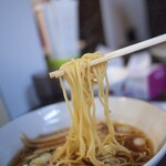 中華そばつけそば 千思萬考 - 麺リフトアップ