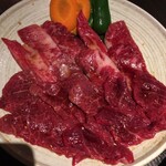 黒毛和牛焼肉 うしくろ - カルビとロース盛り合わせ　2人前