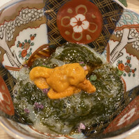 鮨桂太 - イカめかぶうに？う〜ん！