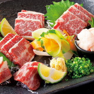 [Delivered directly every day] Enjoy the finest horse sashimi that is difficult to obtain even in the home of Kumamoto