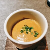 新宿 鉄板焼き YOKOTA - 渡蟹の茶碗蒸し