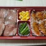 コイズミ デリカテッセン - 信州牛ローストビーフ＆カイノミステーキ弁当2,000円