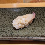 すし小粋 - 北寄貝、こんなに甘くて美味しいのですね♡