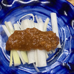 餃子荘 ムロ - ネギ味噌