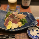 Shunsai Obanzai Toutaku - 鰹の藁焼きタタキ