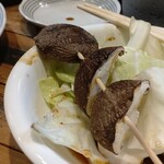 とり源 - 阿蘇の原木しいたけ♪