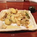 和処 喜祐 - なす・きのこ天ぷら