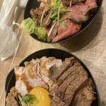 大衆食堂 肉バルスタンド Mamma Pa-Pa! - 上が小　下が中サイズです