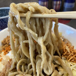 ジラフ - ワッシワシの平太麺♪ 文句なしに美味い☆