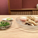 緒方 - サワラ ホッキ貝