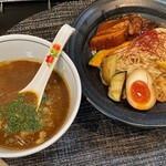 開花屋楽麺荘 - 濃厚カレーつけ麺