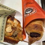 サンマルクカフェ イオンモール高崎店 - アーモンドフレンチ、チョコクロワッサン