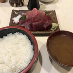 おやじ - ミックス定食 頭でっかち 酢飯(1,050円)