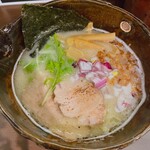 Menya Ogawara - 鶏白湯ラーメン メンマのせ ¥1,000