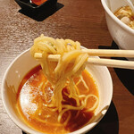 麺狂浪人 卍 - ヨード卵 光 で スキヤキ スタイル