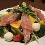 ◇ Prosciutto and mozzarella olive salad