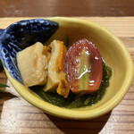 Itamaegokoro Kikuura - 海藻麺、ホヤ、フルーツトマト