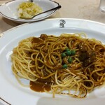 インデアンカレー - カレースパゲティ 麺大盛