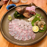 魚市場 小松 - アコウお造り