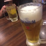 ジョナサン - ブレブレのビール♡(こぼしたので、この後おかわりもしたｗ)