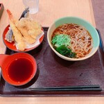 つぼみ家 - 天ぷらセット（かけ） 600円（税込）